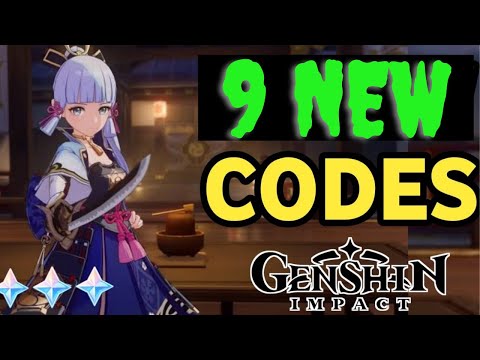 9 NEW GENSHIN IMPACT CODES - GENSHIN IMPACT REDEEM CODES - CODE GENSHIN IMPACT