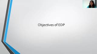 EDP - Meaning, Objectives, Phases
