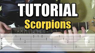 Scorpions   When The Smoke Is Going Down tab + chords how to play cover guitar lesson