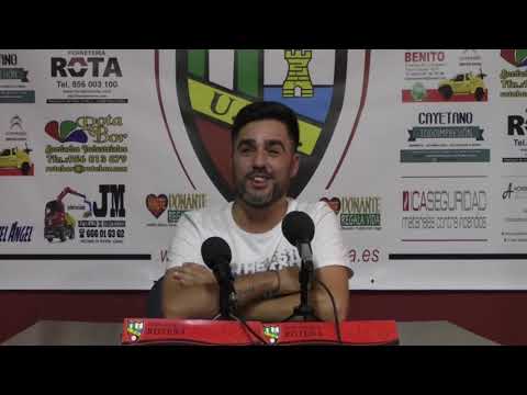 Rueda de prensa Toni López encuentro UD Roteña - CD Pozoblanco