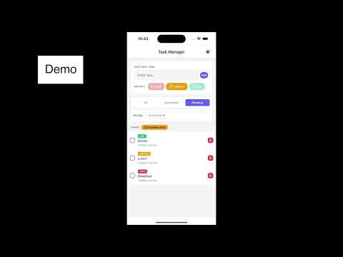 Building Task Manager In React Native Reactnativeapp