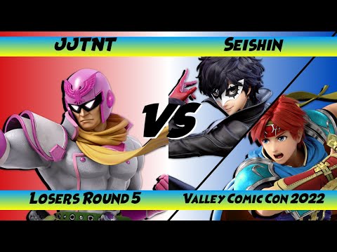 Valley Comic Con 2022: Losers R5 - JJTNT (Captain Falcon) Vs. Seishin (Joker, Roy)