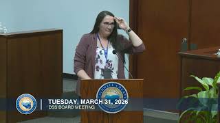DSS Board Meeting 3/31/26