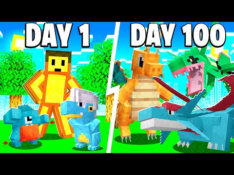 Seismic - I Spent 100 DAYS in DRAGON TYPE ONLY Minecraft Pokémon Against My Rival! (Duos Cobblemon)