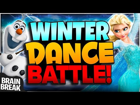 Elsa vs Olaf Dance Battle! | Brain Break | Just Dance | GoNoodle Games For Kids