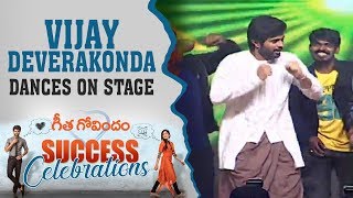 Vijay Deverakonda Dances On Stage For &#39;What The Life&#39; Song At Geetha Govindam Success Celebrations