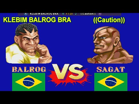 Street Fighter II': Champion Edition - KLEBIM BALROG BRA vs ((Caution))