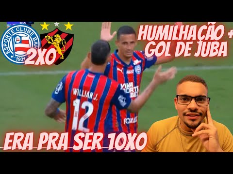 🔥BAHIA HUMILHA O SPORT COM GOL DE JUBA! CAÍQUE FRANÇA SALVOU TUDO ! BAHIA 2X0 SPORT