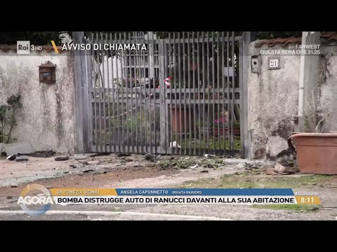 Bomba distrugge le auto di Sigfrido Ranucci: il racconto del conduttore di Report - Agorà 17/10/2025