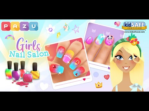 Girls Nail Salon - Kids Games Video