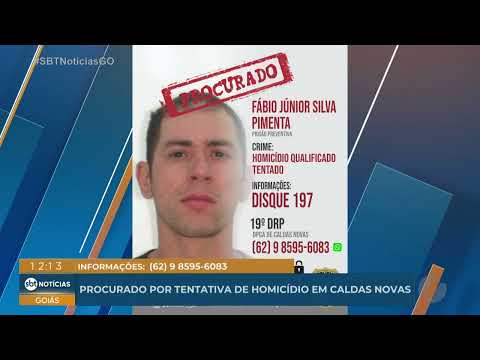 PC procura homem por tentativa de homicídio em Caldas Novas