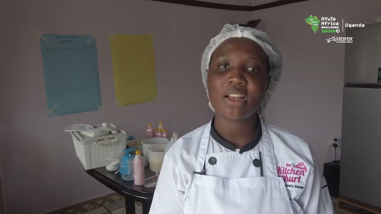 Winnie Akayesu with the most Innovative Product- UGX 14 Million Winner