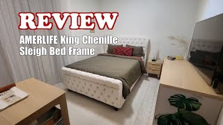 Review AMERLIFE King Size Platform Bed Frame 2025