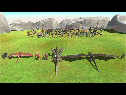 NEW FANTASY VS EVERY FACTION - Animal Revolt Battle Simulator