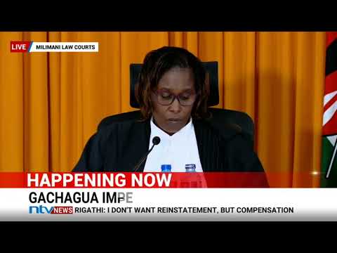 Gachagua Impeachment: High Court finds that Kindiki was properly nominated as deputy president