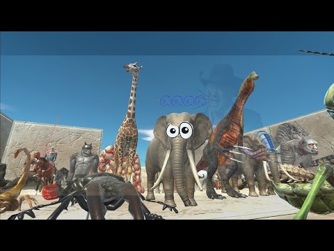 Dinosaur Race 1 - Part 2 - Animal Revolt Battle Simulator