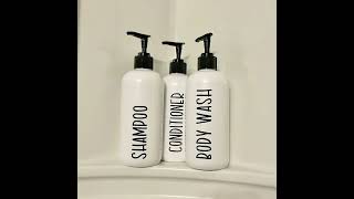 Refillable bottles for Farmhouse Kitchen, Modern Kitchen soap dispensers