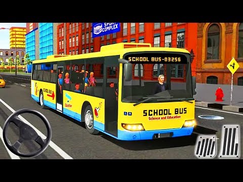 School Bus Driver Simulator 2018: City Fun Drive - Android GamePlay