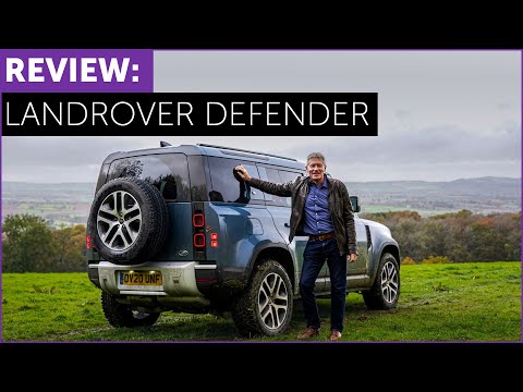New Land Rover Defender. On road. Off road. With Tiff Needell