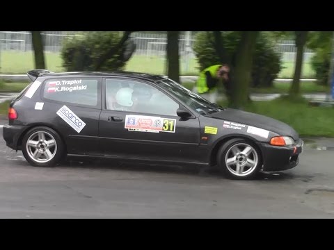 4.Szombierki Rally Sprint 2015 - Trzpiot Dawid Rogalski/Kamil-Honda Civic