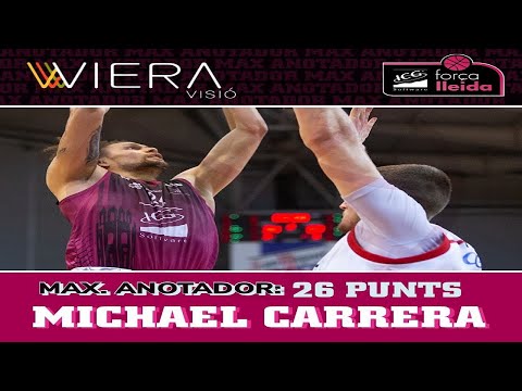 Michael Carrera (26punts) vs Palmer Alma Mediterránea Palma l #LEB Oro l play-off l Força Lleida.