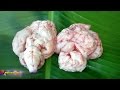 AMAZING STYLE OF COOKING IN INDIA Lambs Brains Recipe Goat Bheja Fry Cooking In My Village