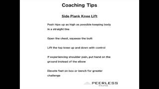 582. Side Plank Knee Lift