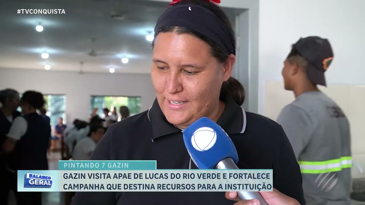 Gazin visita APAE e reforça campanha "Pintando 7" em apoio à instituição