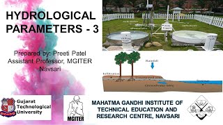 HYDROLOGICAL PARAMETERS PART -3 (3160610) WATER RESOURCES ENGINEERING AND HYDROLOGY (WRE&H), GTU