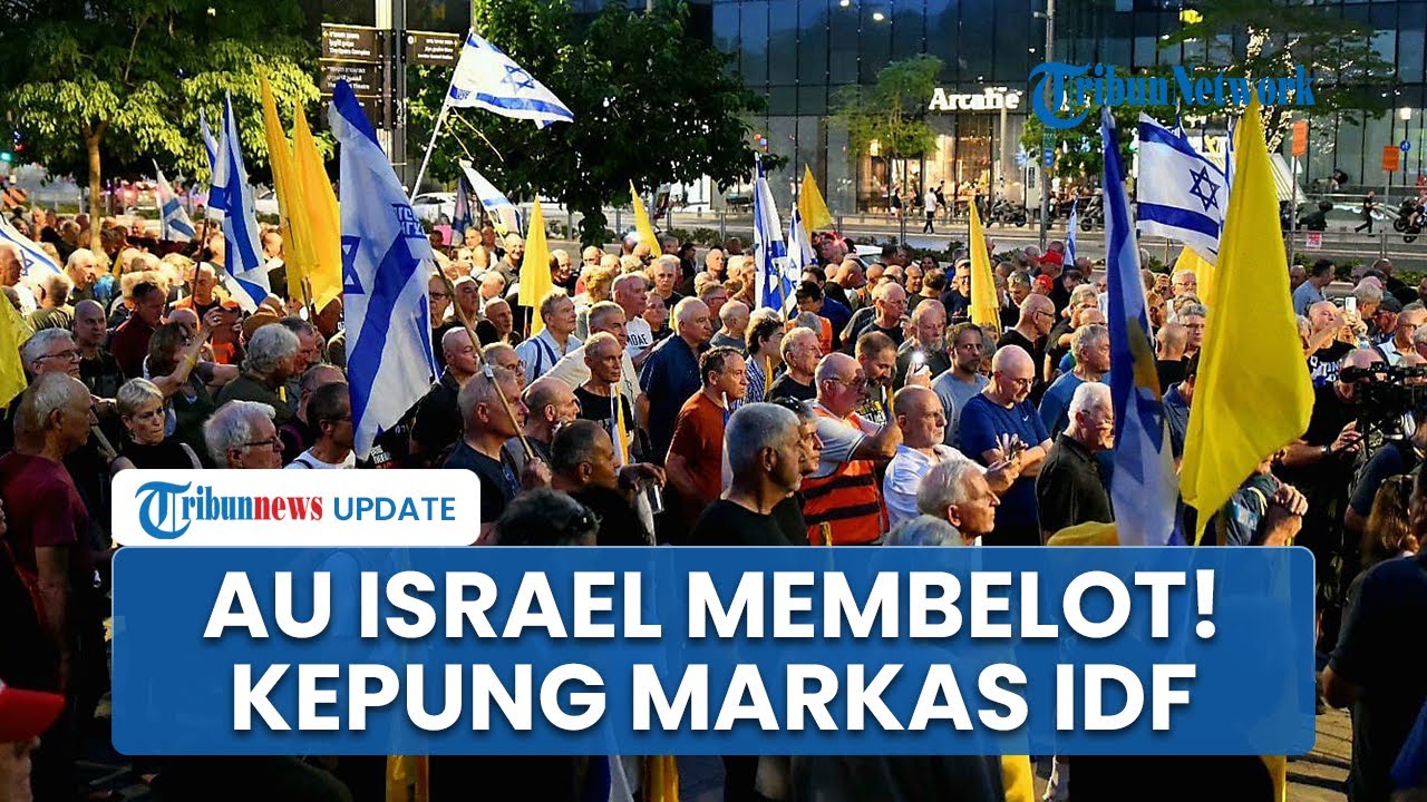 Ribuan Prajurit Angkatan Udara Israel Membelot Ogah Perang hingga Demo Besar Kepung Markas IDF