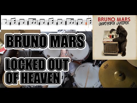 Bruno Mars - Locked Out Of Heaven - Drum Cover With Sheet Music