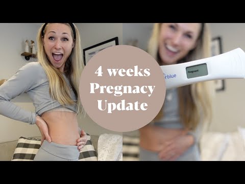 4 weeks pregnant weekly update // HCG Levels, ovulation strips,  pregnancy tests, symptoms