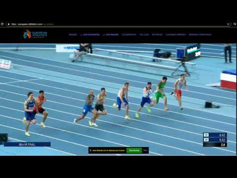 MARCELL JACOBS 6.47 WL | Men's 60m European Athletics Indoor Championship 2021