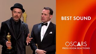 Best Sound | 'The Zone of Interest' | Tarn Willers and Johnnie Burn | Oscars 2024 Press Room Speech