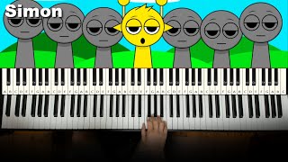 Incredibox Sprunki Simon Sound on Piano