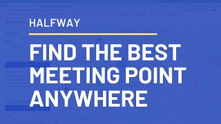 Find halfway between multiple locations | Route Halfway Point Calculator