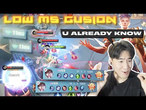 The things Hoon can do with 10 ms Gusion.. | MLBB | HOON