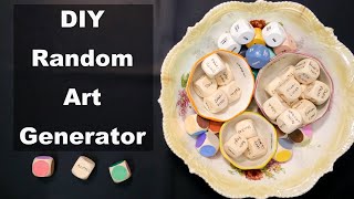 Kiss Art Block Goodbye! DIY Analog Art Idea Generator
