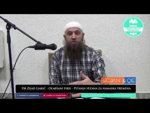 Koji namaz klanjati ako nam ističe vrijeme trenutnog namaskog vremena - Dr. Zijad Ljakić