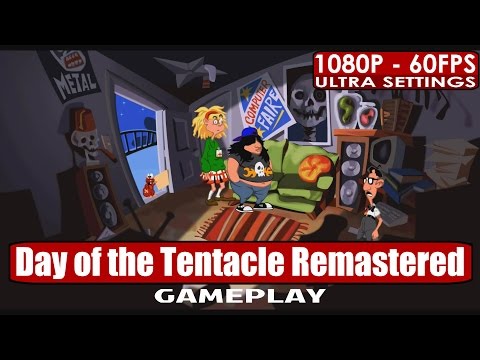 Day of the Tentacle Remastered gameplay PC HD [1080p/60fps] - Recommended Game