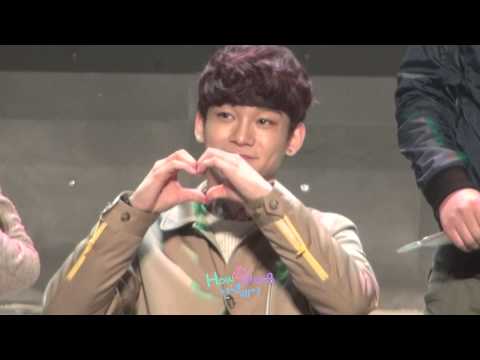 140227 S.M. THE BALLAD CHEN 제주도 팬싸 하트요정 fancam 5