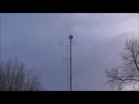 Sirene HLS273 Darmstadt-Kranichstein. Warnung der Bevölkerung und Entwarnung.