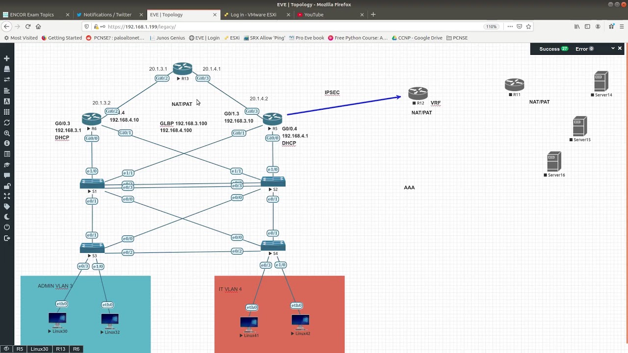 CCNP Encor Lab Live Part 3 - HSRP, VRRP, and GLBP