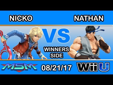 MSM 110 - FAD | Nicko (Shulk) Vs. RCS | Nathan (Ryu, Cloud) Winners Side
