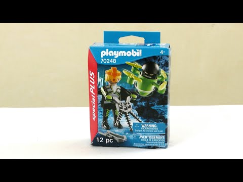 Unboxing Playmobil : L'agent avec son drone (2020) – 70248