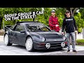 Ken Block S Ford RS200 Group B Rally Car On The Street Meeting Up With Travis Pastrana