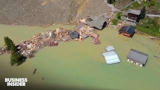 Glacier Wipes Out A Swiss Village In The Alps | Insider News