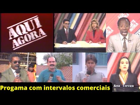 Aqui Agora de 27/05/1993 - Programa Completo com Intervalos Comerciais (TV Ponta Negra)