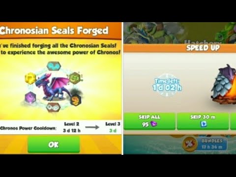 Fenrir dragon and upgrade chronos upto level 3 -DML