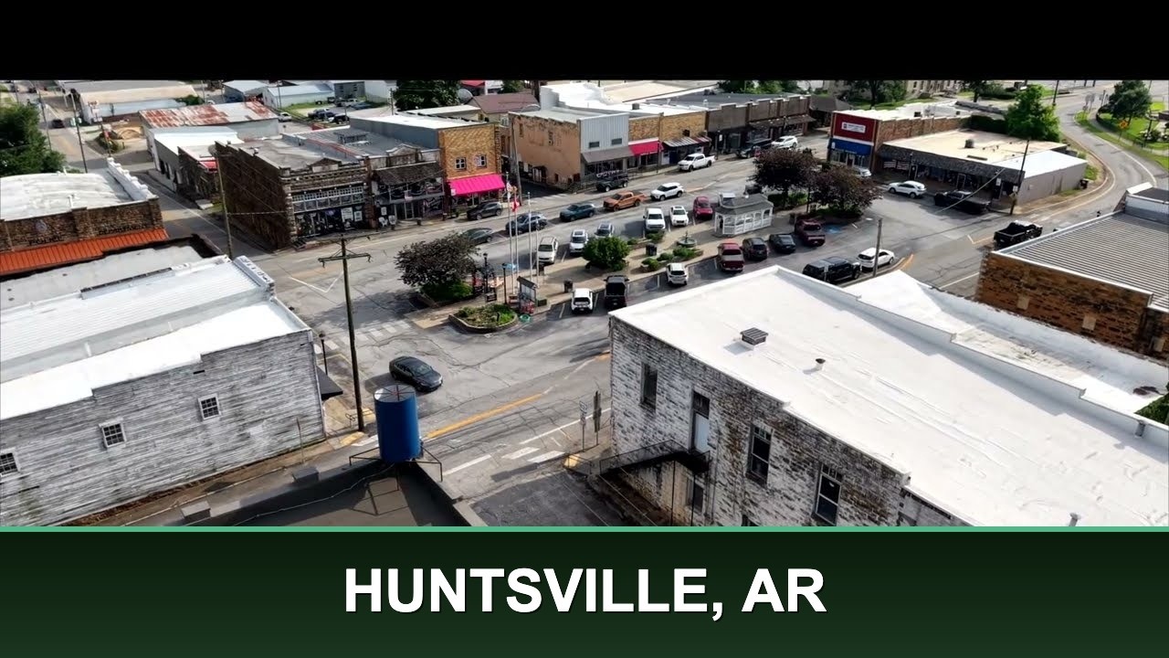 Huntsville Square Aerial Drone Footage